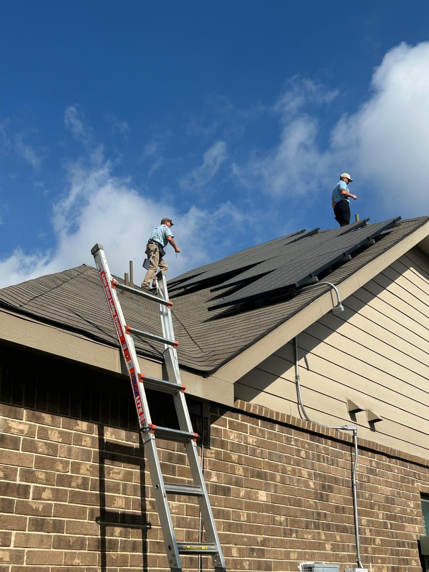 A Holden crew on a roof replacement